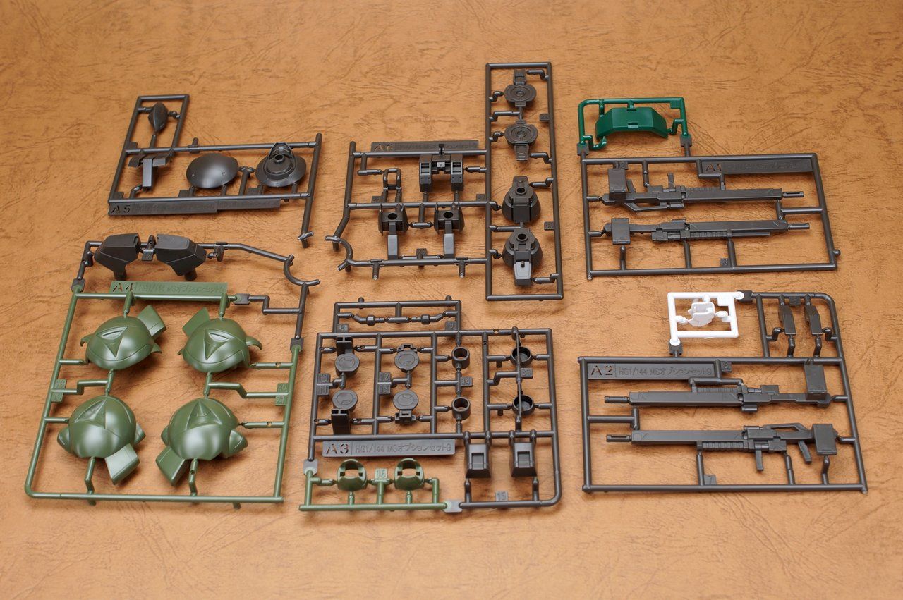 Hg 1 144 Msオプションセット9 製作01 開封 パチ組み こーのーどちゃかてきんl 立体版
