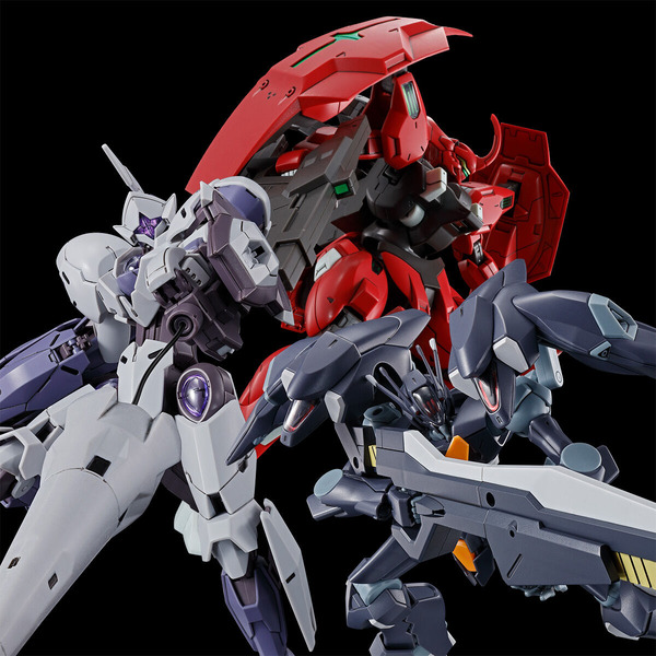 水星の魔女』ガンダム各機の新武装を新規造形で再現！「HG 1/144 機動