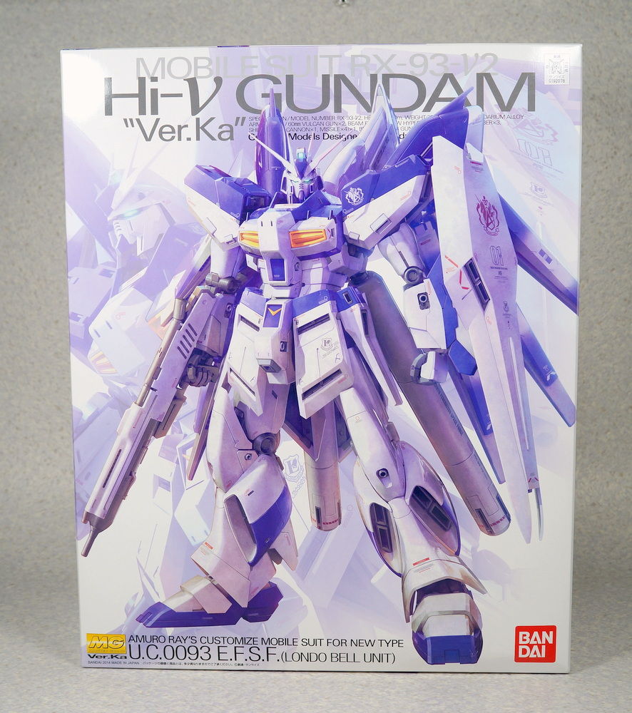 MG 1/100 RX-93-v2 Hi-vガンダム Ver.Ka 製作01 開封~パチ組み MG 1/100 RX-93-v2 Hi-vガンダム Ver.Ka 製作01 開封~パチ組み