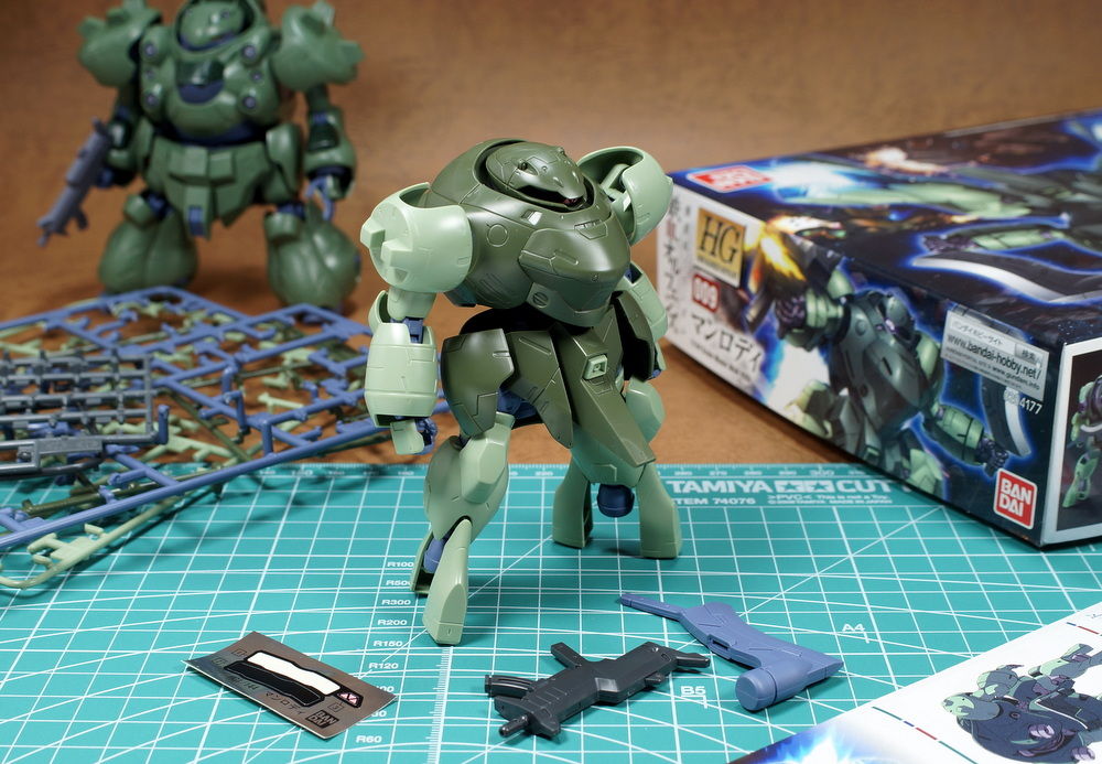 Hg 1 144 マンロディ 製作01 開封 パチ組み開始 こーのーどちゃかてきんl 立体版