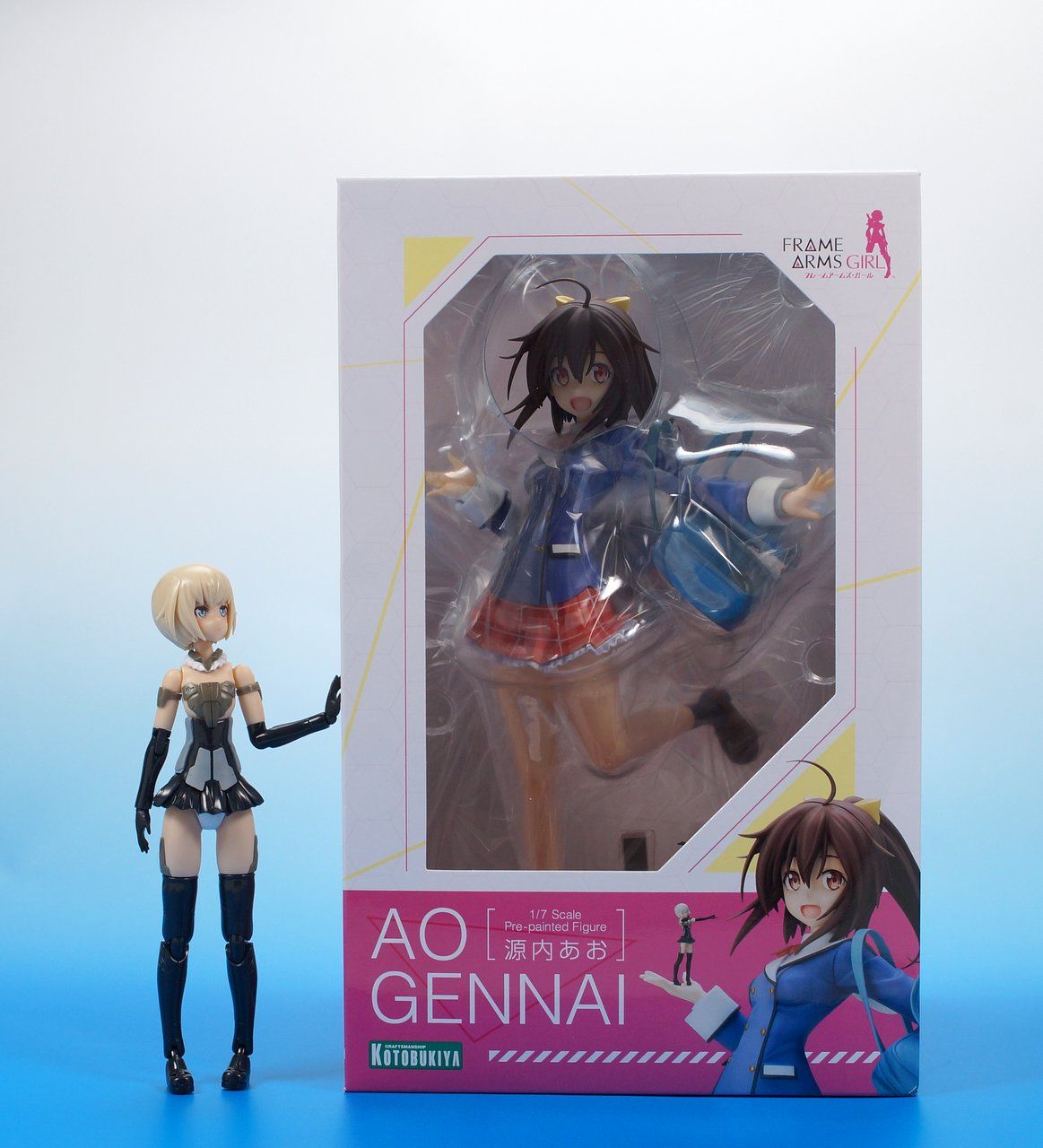 コトブキヤ フレームアームズ ガール 源内あお 1 7 完成品フィギュア 開封 こーのーどちゃかてきんl 立体版