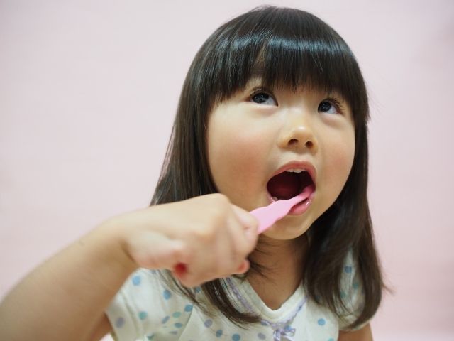 自分で磨くの