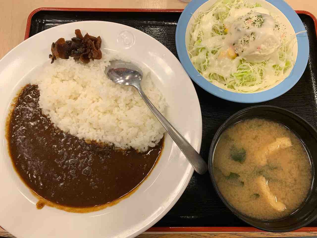 松屋 オリジナルカレー ポテサラ付き ほぼ松屋日記 松屋 オリジナルカレー ポテサラ付き ほぼ松屋日記