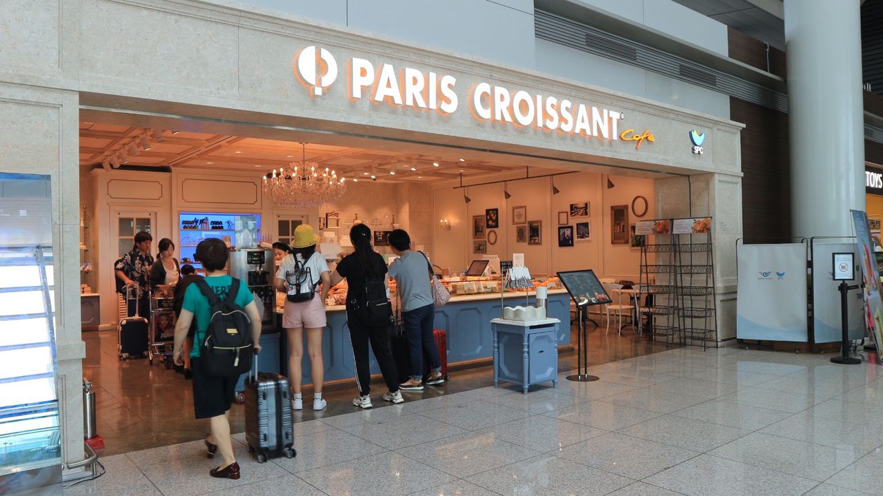 仁川空港 パリクロワッサン Hodu Korea