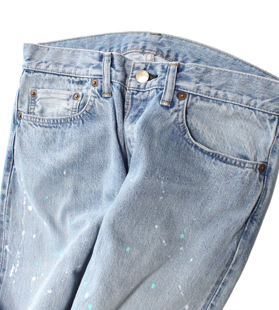 11月3日 UNUSED - Painted Denim Pants : Hoen_blog