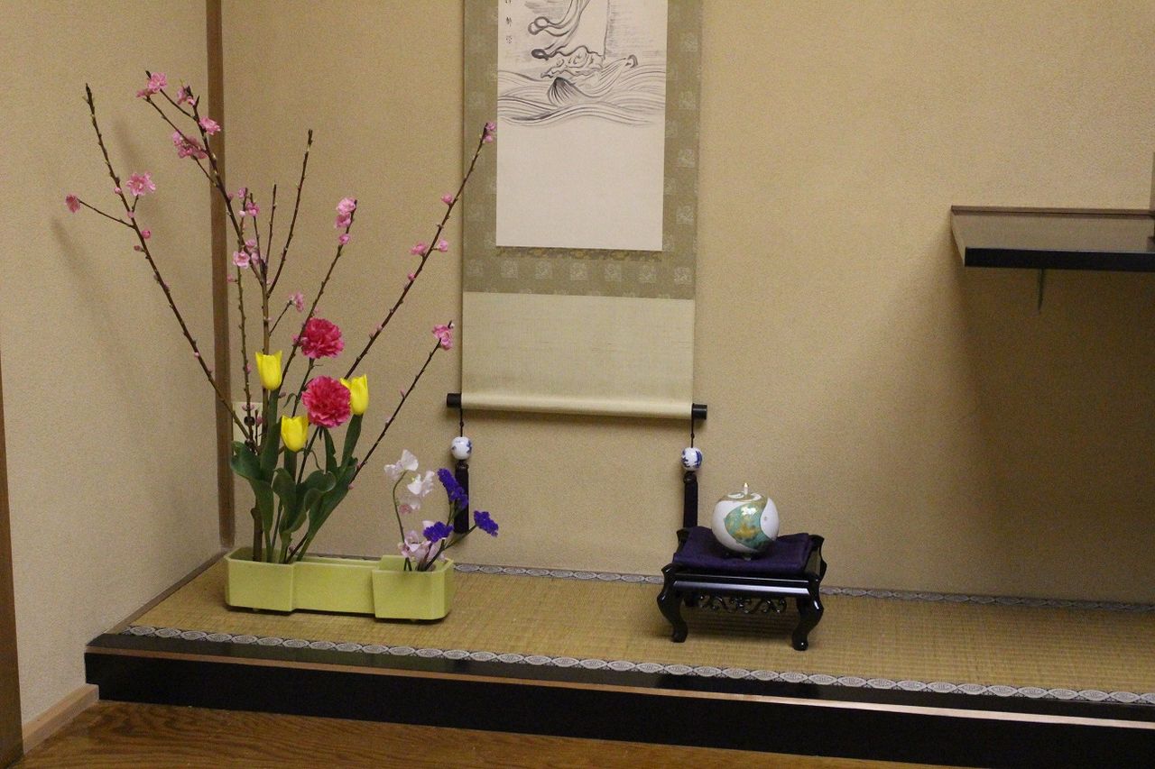 床の間の桃の花 Hogenjiのblog