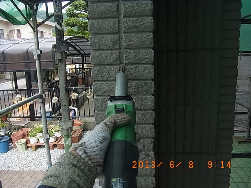 10 Alc外壁目地 ジョイント シーリング コーキング 大分県 アイ様邸 大分市 臼杵市 外壁塗装工事の事例集 北条塗装店