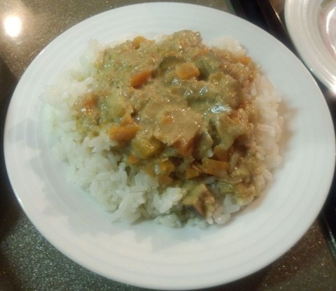 おまけタイ風カレー