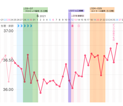 基礎体温 Hokemiの不育症と不妊治療の記録 仮