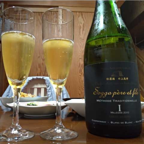 小布施ワイナリー Sogga pere etfils スパークリングI10年熟成 小布施ワイナリー Sogga pere etfils スパークリングI10年熟成