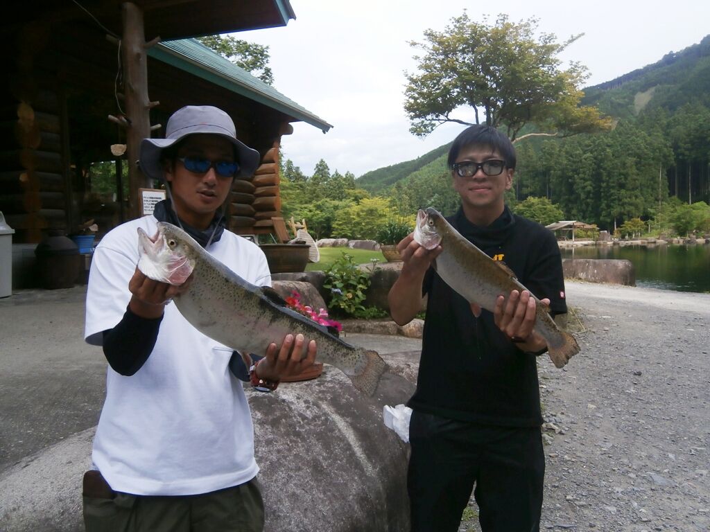 梅雨明け!? アウトドアビィレッジ発光路の森フィッシングエリア 梅雨明け!? アウトドアビィレッジ発光路の森フィッシングエリア