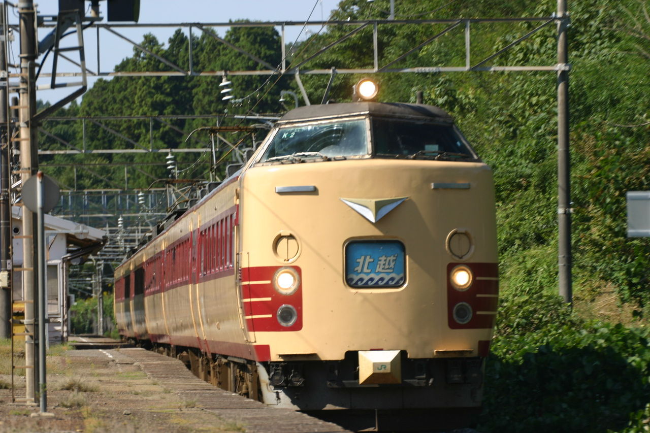485系新潟車 北越 能登 運用編成 北陸本線を撮る