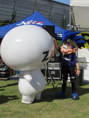 ガンバ大阪マスコットキャラクター ガンバボーイ 北摂百貨天 ご当地キャラ展示室