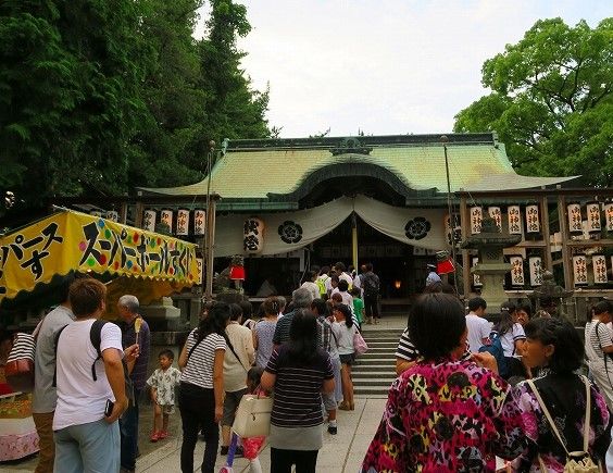 茨木神社夏祭り本殿