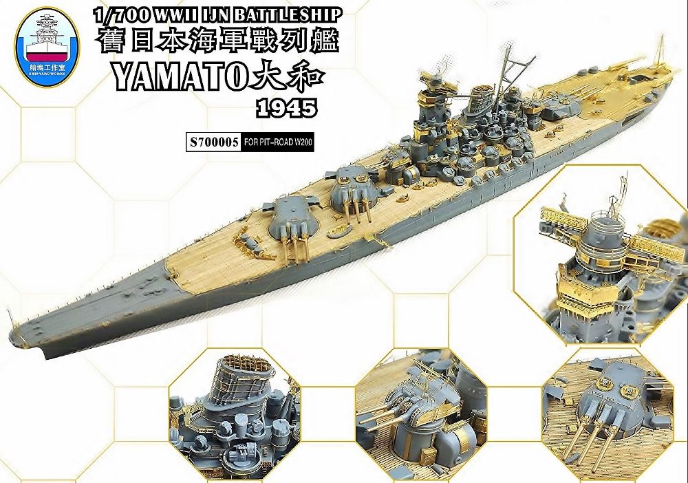 1/700 大和Ⅱ 計画中 : 北鎮海軍工廠