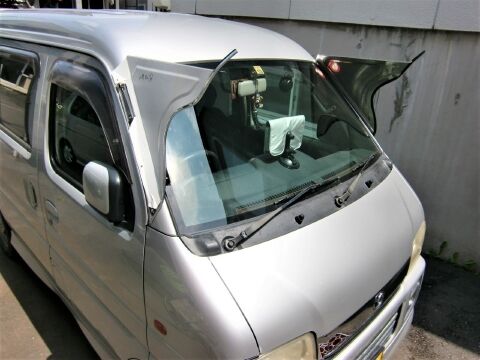 軽ワゴンバイザー 北海道旭川市 北斗工芸 軽ワゴンバイザー 北海道旭川市 北斗工芸