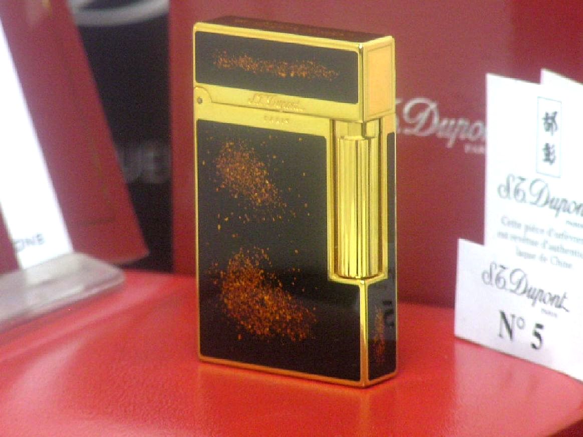 デュポン ライター 黒金 S.T. 強う Dupont ガスライター dupont