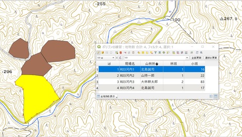 地物情報の表示4