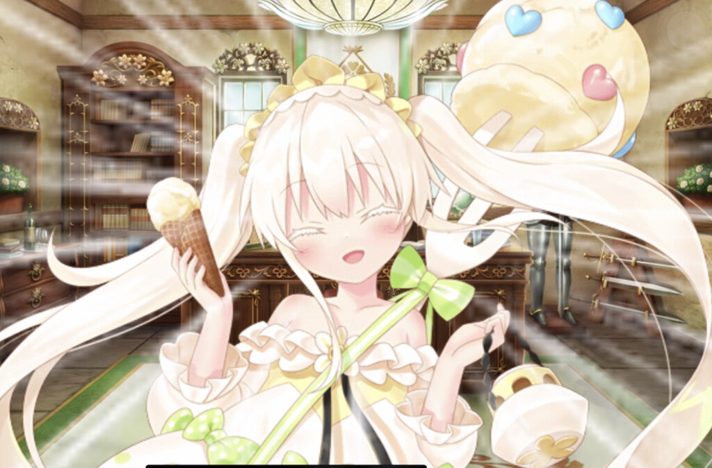 限定ピックアップ中のバニラさんのダイマ とpt編成例 春庭の孔ー花騎士まとめ