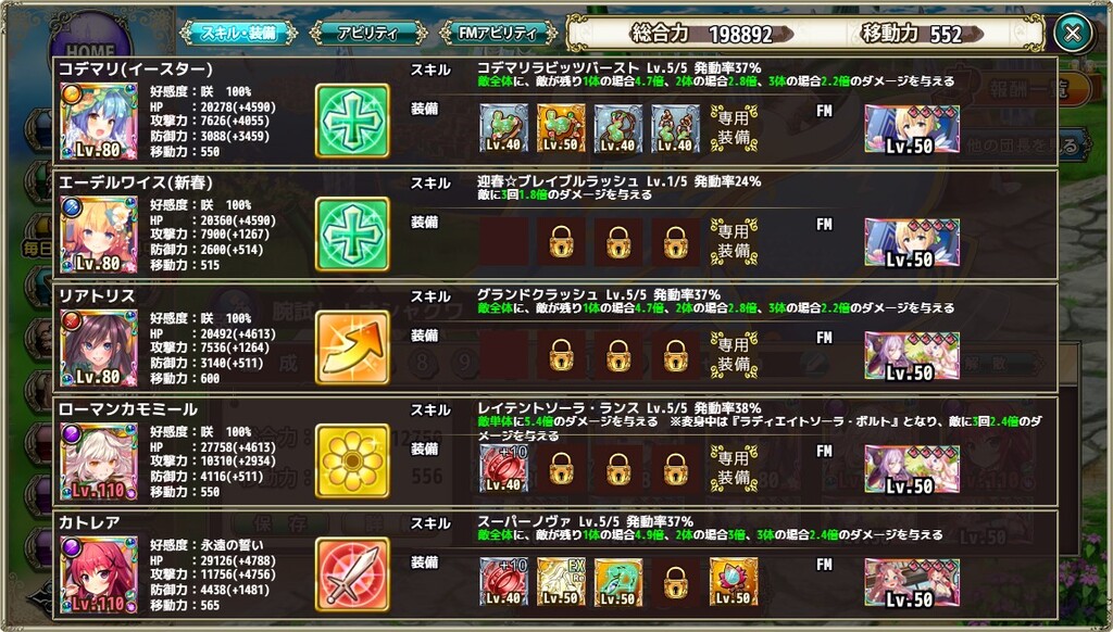 腕試し にローマンカモミールさんが引っ張り凧なのは何故 春庭の孔ー花騎士まとめ