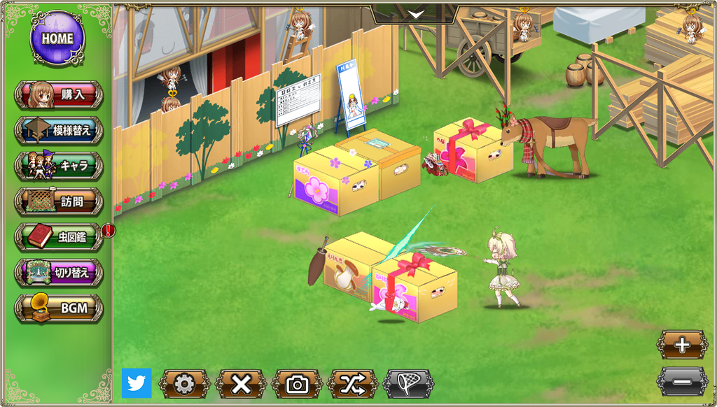 庭園ダンボール勢の花騎士 春庭の孔ー花騎士まとめ