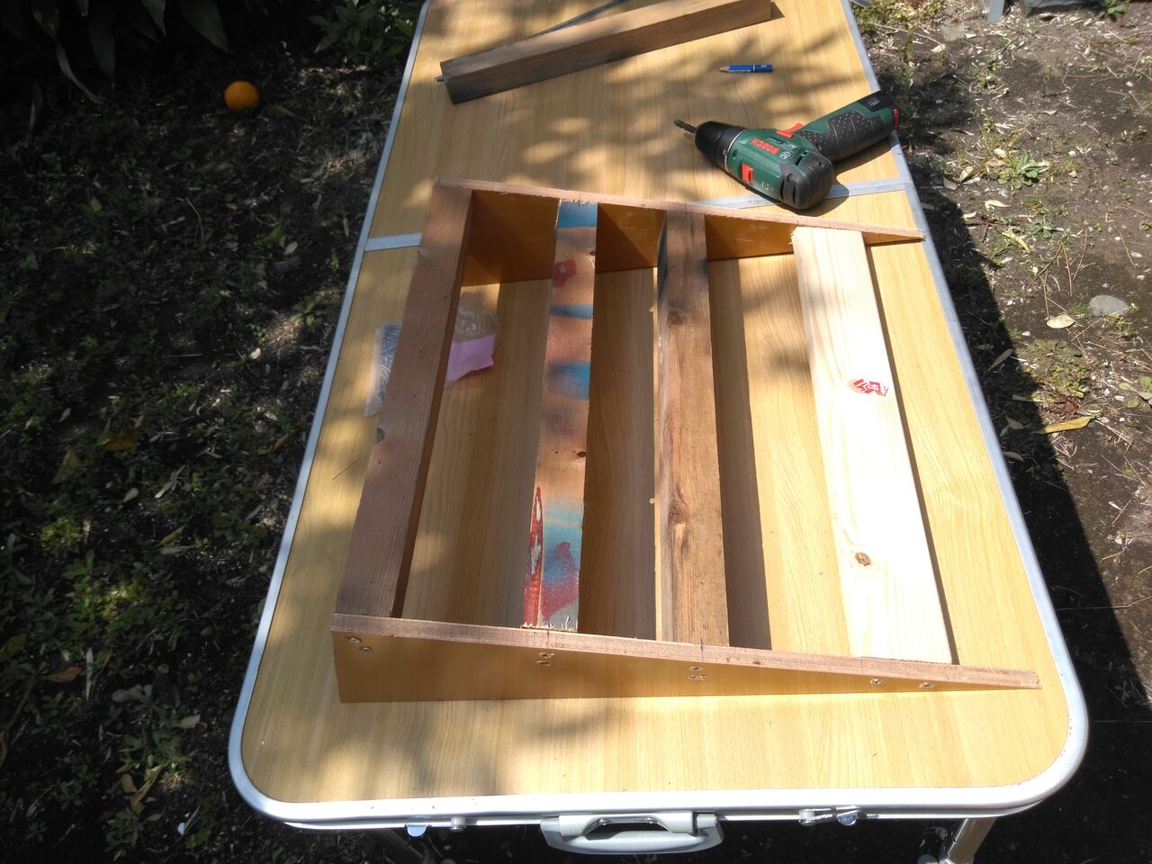 スケボー部 ジャンプ台製作 2号機 浜ですの お出かけholiday街道