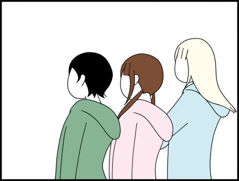 ３人で散策