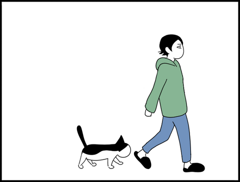 外まで付いてくる花