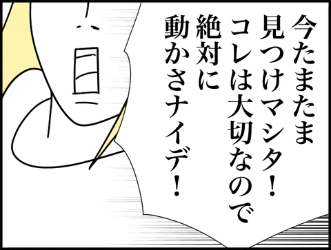 コレを動かさないで！