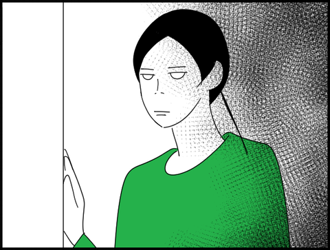 ほほう・・・外を見るホリー