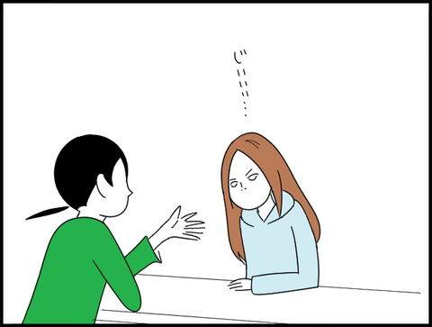 じぃぃぃと見つめる