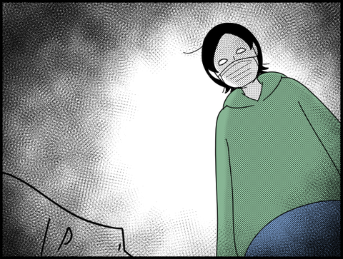 旦那を見下ろすホリー