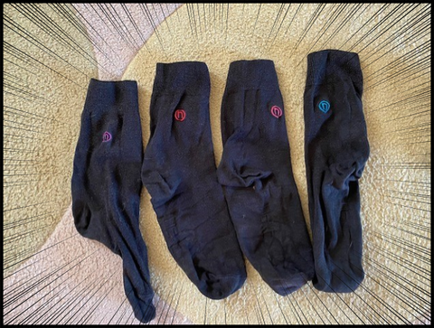 靴下マーク色違い