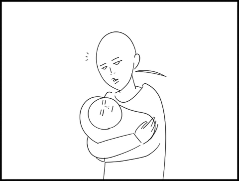 チハナを抱っこするホリー