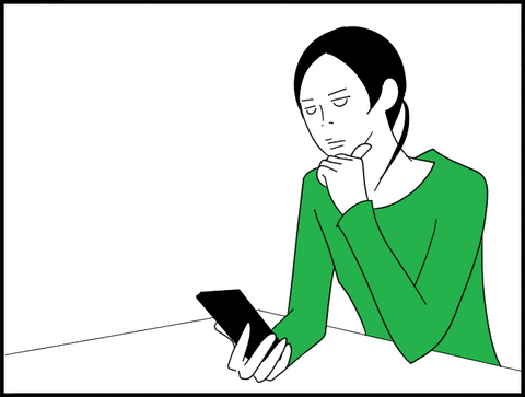 真顔スマホ２４