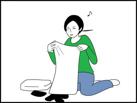 洗濯物とホリー