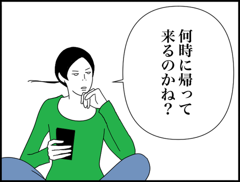何時に帰って来るのかね？