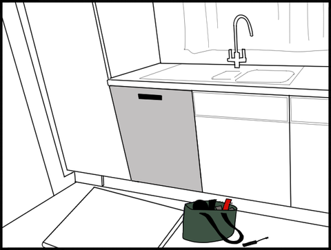 直ってない食洗機