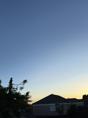 夕日