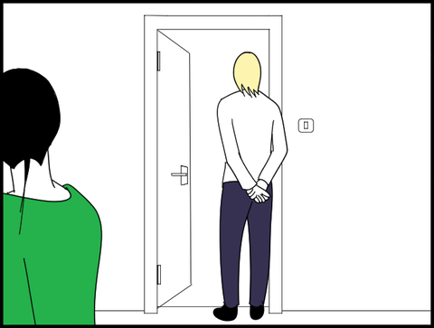 旦那を見るホリー