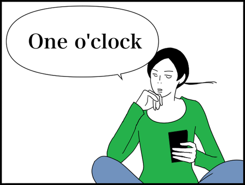 One o'clock