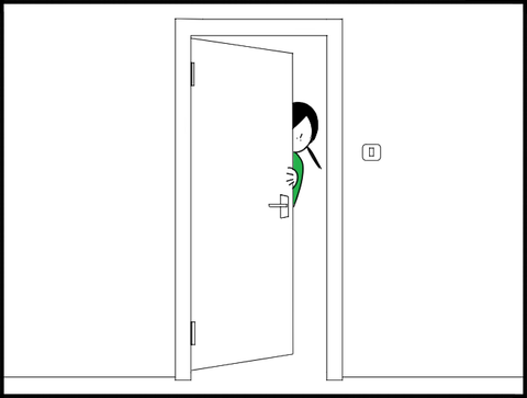 トイレから出ると