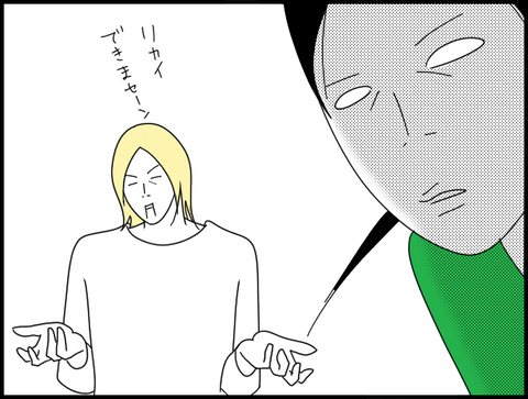 理解できませーん