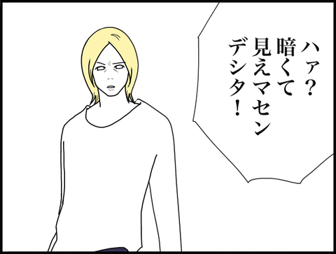 暗くて見えませんでした