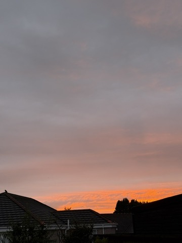 夕日