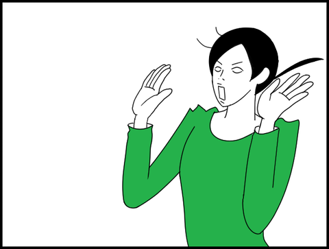 両手びっくりホリー