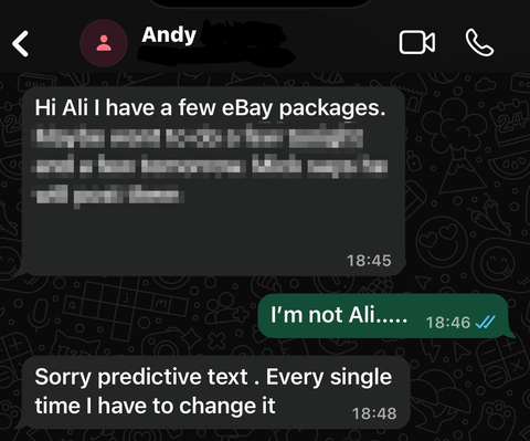 旦那からのメール