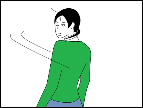 振り向くホリー2
