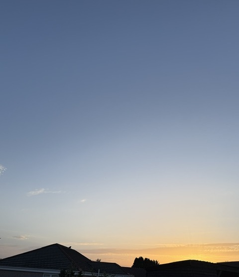 夕日