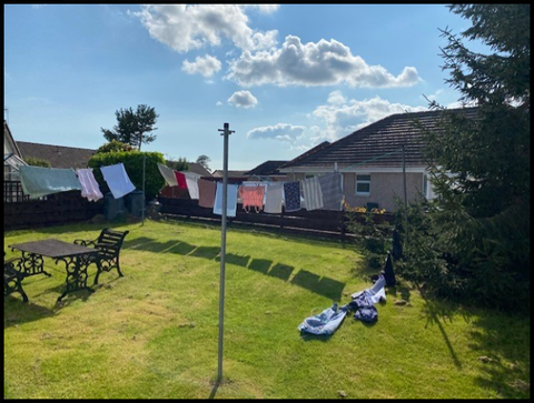 ちぎれたライン